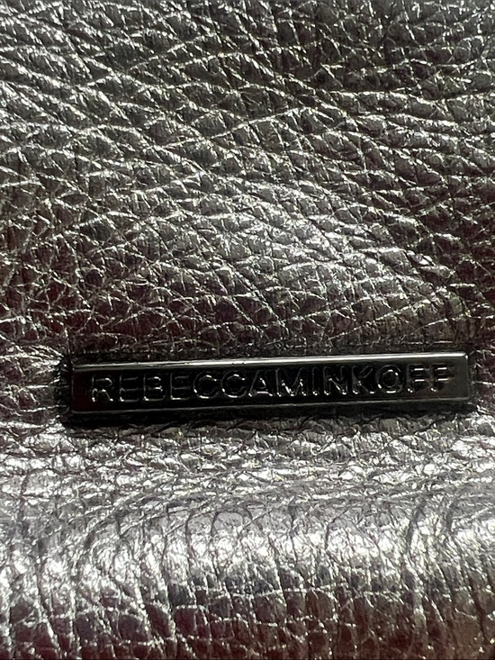 Rebecca Minkoff Pebbled Leather Mini Backpack Julian Convertible Silver Metallic main image 5